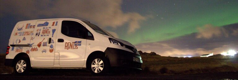 Rent camper van and northen lights