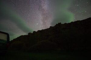 Aurora Borealis & The Milky way