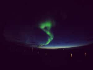 Aurora Borealis by Lake Mývatn Aurora Borealis by Lake Mývatn