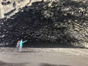 Basalt rocks south Iceland