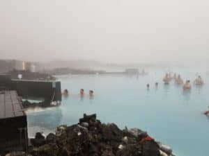 Bathing in the Blue Lagoon