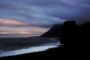 Beach camping in Iceland Beach camping in Iceland