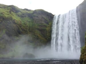Beautiful Skógafoss waterfall Beautiful Skógafoss waterfall