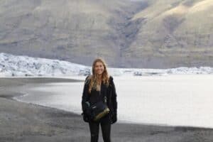 By the banks of Jökulsárlón