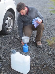 Camper cooking