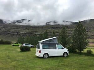 Camping in Eyjólfsstaðir