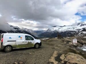 Camping in May Iceland