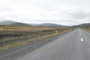 Driving to Þjórsársdalur