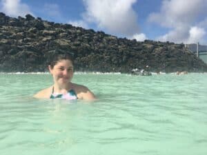 Emily in the Blue Lagoon