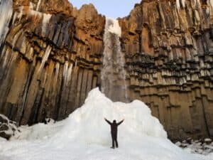 Frozen Svartifoss