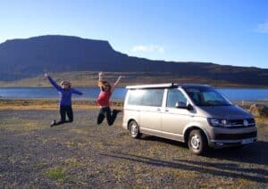Fun on the 4x4 camper trip in the Westfjords Fun on the 4x4 camper trip in the Westfjords