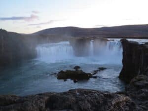 Goðafoss in dusk Goðafoss in dusk