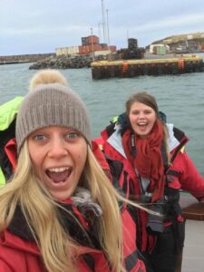 Going whale watching in Húsavik