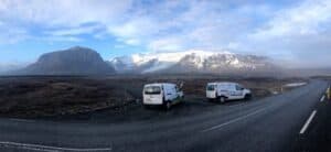 Group camping trip Iceland