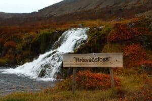 Hrísvaðsfoss waterfall