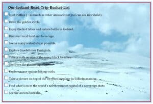 Iceland road trip Bucket list Iceland road trip Bucket list