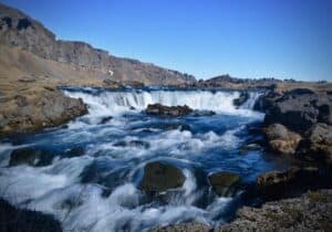 Icelandic waterfall