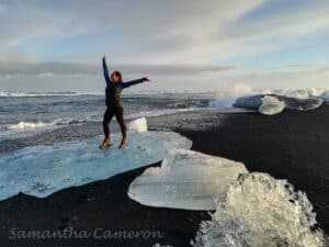 Diamond Beach in fall
