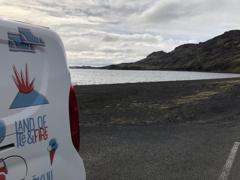 rentstaging.vinnugrunnur.is camper van, kerið crater, black sand beach