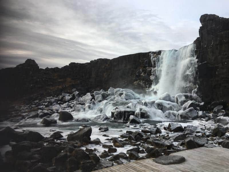 Frozen waterfalls, Winter beauty, Icelandic winter, explore Iceland,
