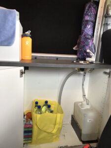 Kitchen storage Camping car Kitchen storage Camping car