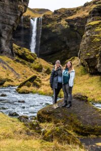 Kvernufoss selfie