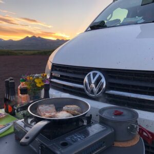 Late night dinner in Iceland