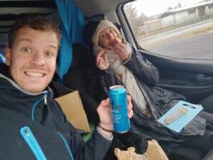 Lunch in the Camper Van Lunch in the Camper Van