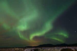 October Northern Lights in South Iceland