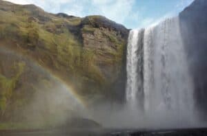 October by Skógafoss