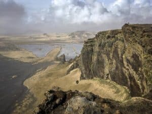 On top of Dýrhólaey
