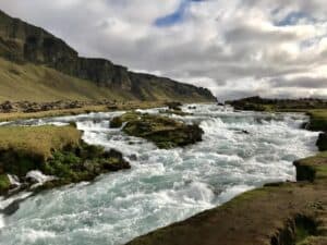 Random Waterfall in Iceland Random Waterfall in Iceland