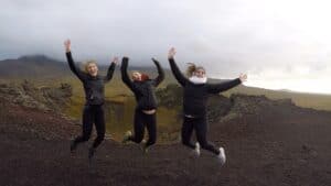 Saxhóll crater in late October