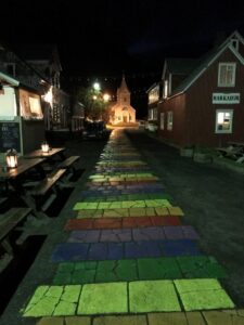 Seyðisfjörður street painting
