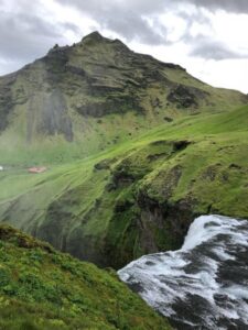 Skógafoss topside Skógafoss topside