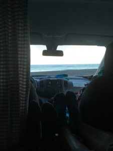 Sleeping by Diamond beach Sleeping by Diamond beach