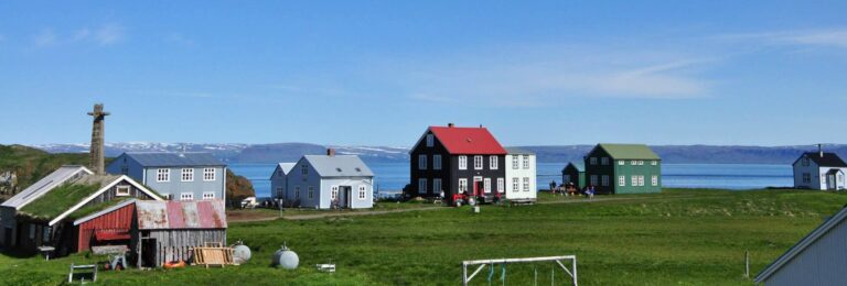 houses in Flatey Iceland