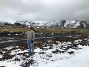 Snowing in April Snowing in April