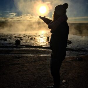 Sunset by Geysir Sunset by Geysir