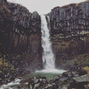Svartifoss Waterfall at Skaftafell National Park