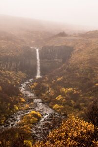 Svartifoss in autumn