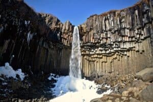 Svartifoss waterfalls