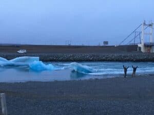 The Jökulsárlón river