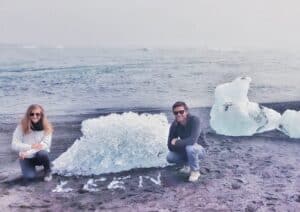 The Leen Family by Jökulsárlón