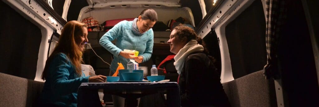 Cosy Campervanning on the Ring road in Iceland