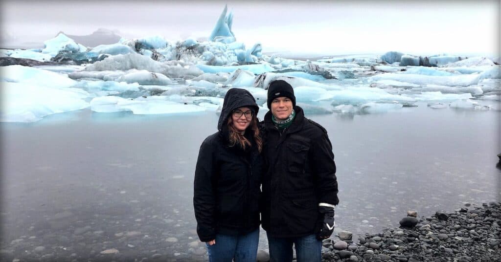 The Glacial lake Jökulsárlón Iceland