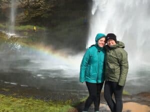 The Seljalandsfoss waterfall