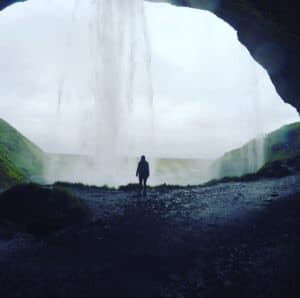 The backside of Seljalandsfoss The backside of Seljalandsfoss