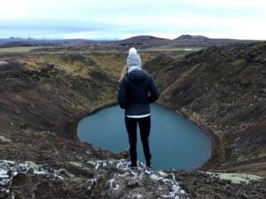 The crater Kerið on the Golden Circle