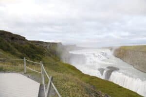 The great Gullfoss waterfall